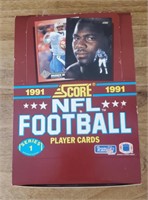 1991 Score NFL Football Cards Sealed Packets