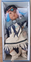 Vintage Cathay Native American Porcelain Doll #2