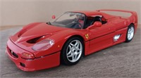 Red Ferrari F50, 1/18 Scale Model