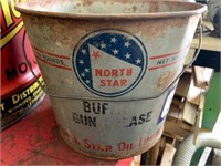 Antique North Star 10 lb Grease Pail