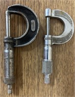 (2) Antique 1” Micrometers