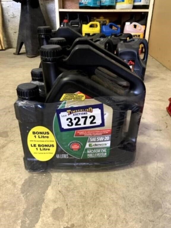 Unused 5.4L Castrol 5-20 Synthetic oil (2) and