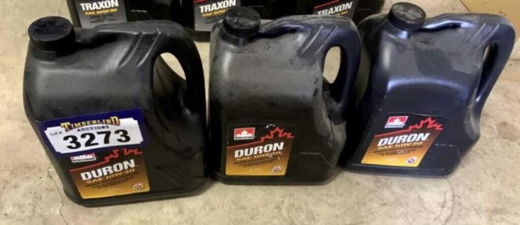 Unsued 4L PetroCanada Duron 10w-30 jugs oil (3)