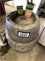 Calgary Brewing Co. Keg, & 2 misc tins