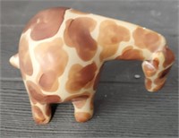 Vintage Soapstone Giraffe Made In Africa
