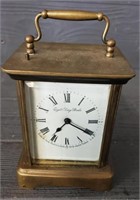 Antique Brass New Haven 8 Day Strick Clock