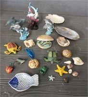 Sea Figures & Shells Decor