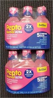 (6) Bottles of Pepto Bismol Ultra