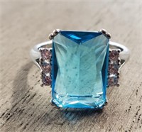 Blue Topaz Fashion Ring