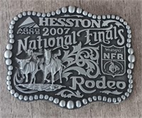 Hesston National Finals Rodeo Collectors Buckle