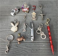 Variety of Vintage Key Chains