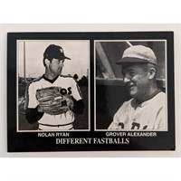 Nolan Ryan & Grover Alexander Different Fastballs