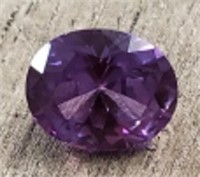 Faceted Color Changing Alexandrite Gemstone