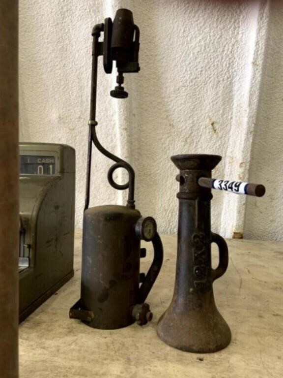 Antique Blow Torch and Jack (12 x 2)