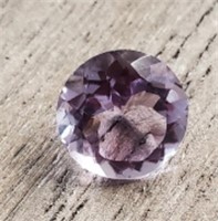 Natural Purple Amethyst Faceted Gemstone