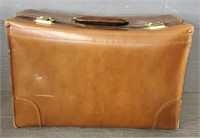 Vintage Leather Divided Briefcase