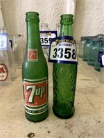 Teem Pepsi-Cola Green Pop Bottle and