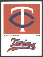 Vintage Sticker Minnesota Twins Minnesota Twins