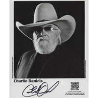 Charlie Daniels signed photo
