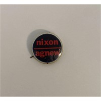 Nixon-Agnew vintage campaign pin