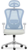 $140  Naspaluro Ergonomic Chair  3D Armrest  Blue