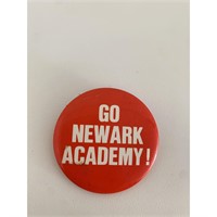 Go Newark Academy vintage pin