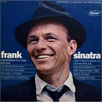 Frank Sinatra signed Days Of Wine And Roses album