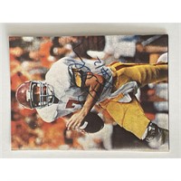 Football player signed photo