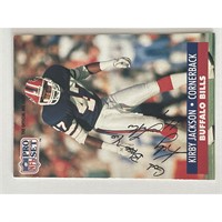 Buffalo Bills Kirby Jackson 1991 NFL #77 signed ca