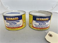2 Cans Bernard Dehydrated Water