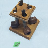 Pipe stand & 4 Pipes