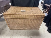 Vintage Lidded Basket 40"x24"x24"
