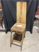 Vintage Folding Wooden Ironing Board/Seat
