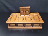 Vintage Wooden Men's Jewelry Box