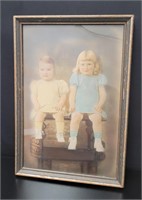 Antique Tinted Children's Photo