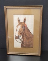 Horse drawing vtg