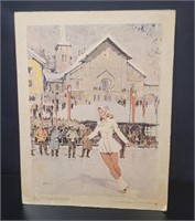 1948 Olympic,  Ann Scott print