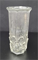 Fidenza Heavy Art Deco Style Glass Vase Italy