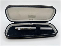 Sheaffer Ballpoint pen and case, Deloitte insignia