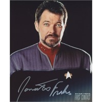 Jonathan Frakes "Star Trek First Contact" signed m