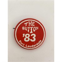 The Button '83 fort Lauderdale vintage pin