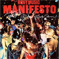 Roxy Music signed
Manifesto album