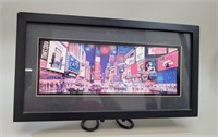 NYC Time Square Broadway 3D Paper-cut  Art Framed