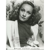 Marlene Dietrich signed photo. GFA Authenticated
