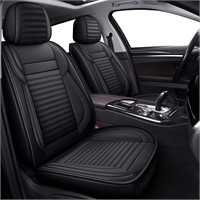 $164  Leather Car Seat Covers  Full Seat  Black