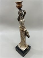 Art Deco style Bronzed Female Sculpture