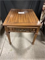 Vintage Wooden Side Table 22"x28"x21"