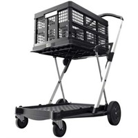 $269  CLAX Collapsible Cart | Trolley (Black)