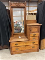 Vintage Gentleman's Dresser 46"x18"x78"