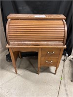 Child's Roll Top Desk 26.5"x15"x32"